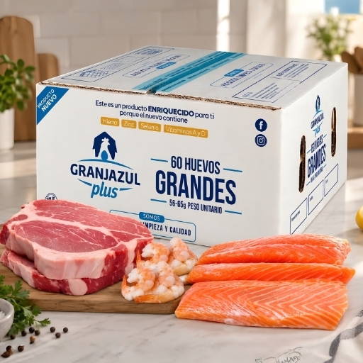 Carnes, Mariscos y Huevos