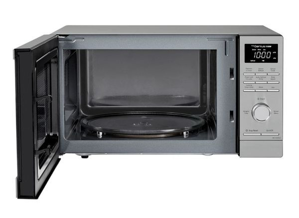 horno de microondas panasonic 09 p3 800w color plata-negro 10 menus  preestablecidos descongelam [ nn-st34hmruh ][ hor-18 ] lnea